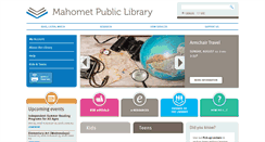 Desktop Screenshot of mahometpubliclibrary.org